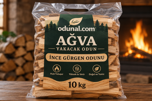 10 kg ince gürgen odunu paket görseli