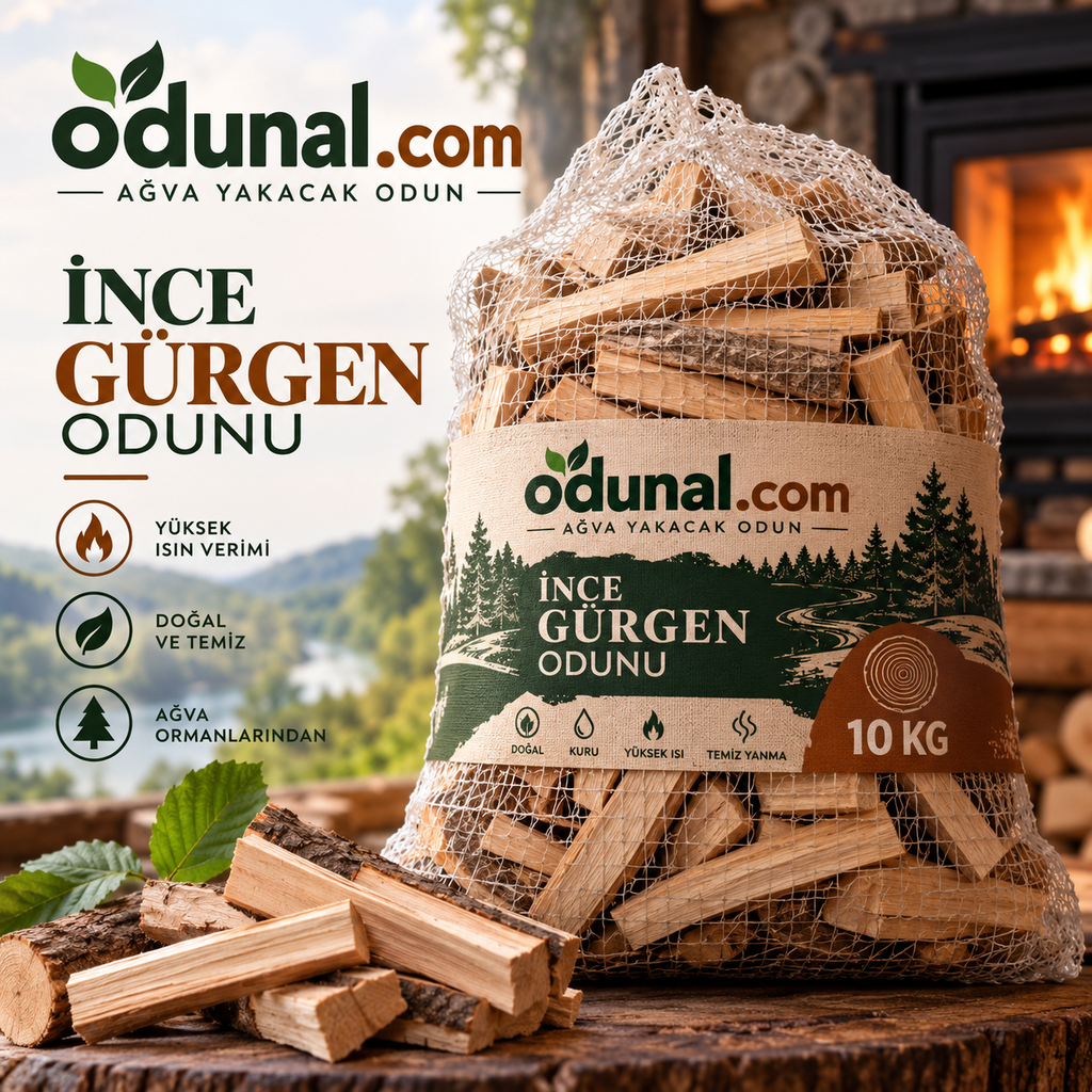 10 kg ince gürgen odunu tanıtım görseli