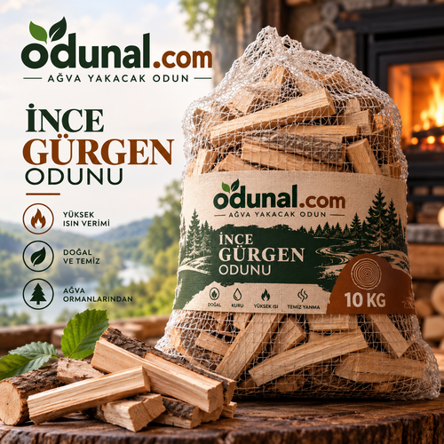 10 kg ince gürgen odunu tanıtım görseli