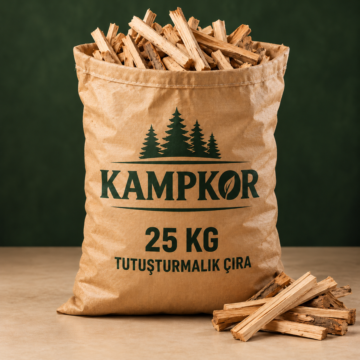 KAMPKOR Tutuşturmalık Çıra – 25 kg